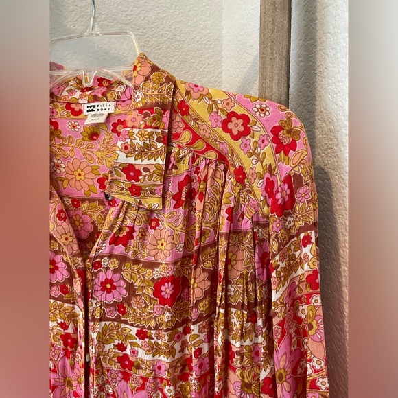 NWT! Billabong Day After Day Oversized Button-Down Shirt - Picture 5 of 10